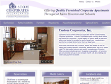 Tablet Screenshot of customcorporates.com
